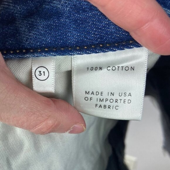 NWT GRLFRND Denim Eva A-Frame Gusset Mini Skirt Revolve Size 31 Boho Y2K NEW - Picture 5 of 7